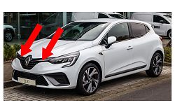 Ozdobné lišty masky - komplet RENAULT CLIO V | 2019-2023 - foto 2