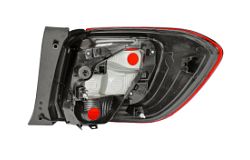 Zadní světlo - levé DACIA SANDERO | 2012-2020 | MARS - foto 2